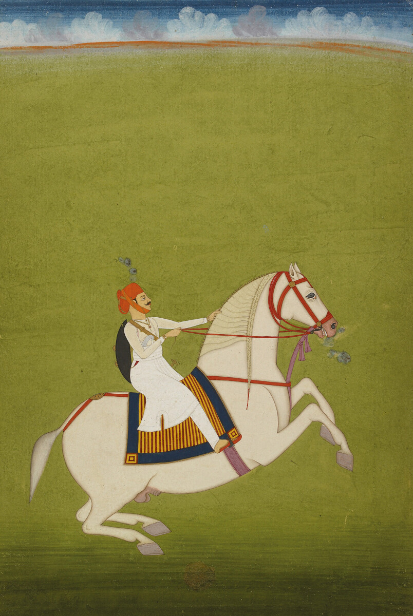 Painting - Mounted Rajput