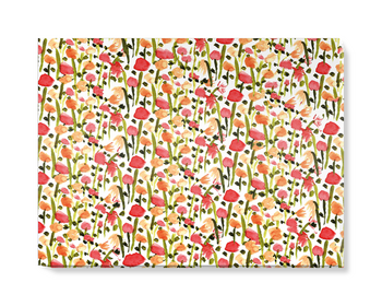 'Field of Painted Flowers' Canvas Wall Art