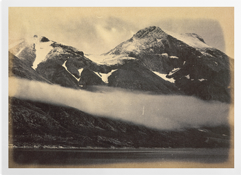 'Kunak Mountain with a fog bank' Art Prints