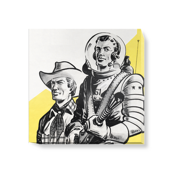 'Astronauts and Cowboys' Canvas Wall Art
