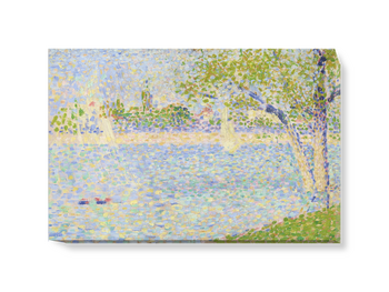 'The Seine seen from La Grande Jatte' Canvas Wall Art