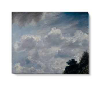 'Cloud Study, Hampstead, Tree at Right' Canvas Wall Art