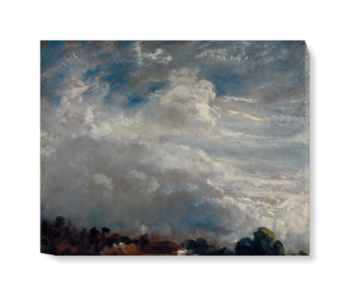 'Cloud Study: Horizon of Trees' Canvas Wall Art