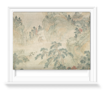'Ming Mountain Scroll' Roller Blind