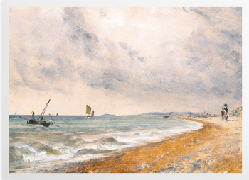 'Hove Beach, with Fishing Boats' Art Prints