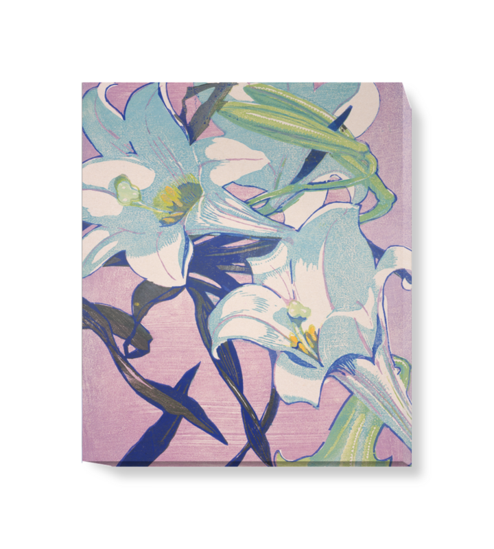 'White Lilies' Canvas Wall Art