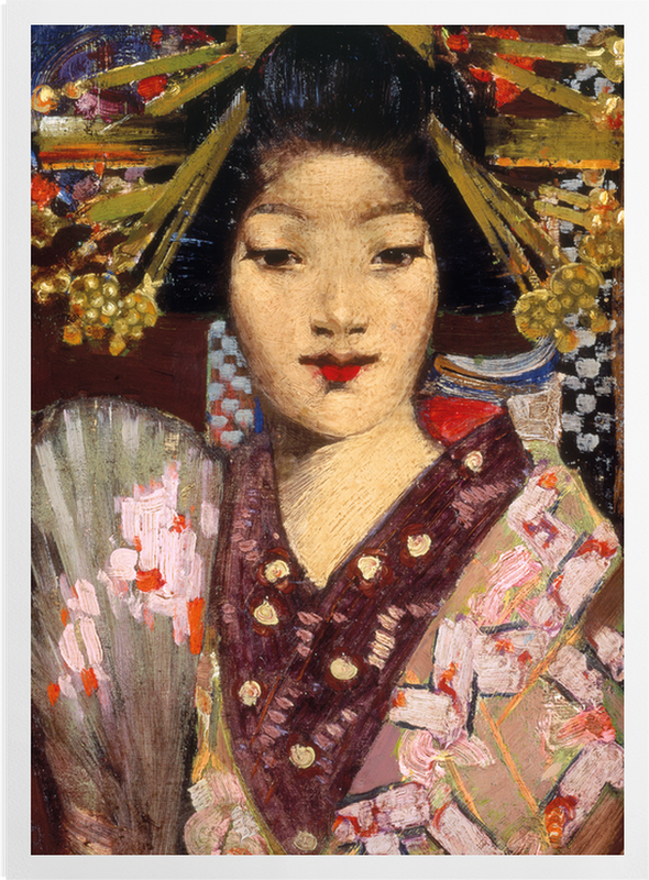 'Geisha Girl' Art Prints