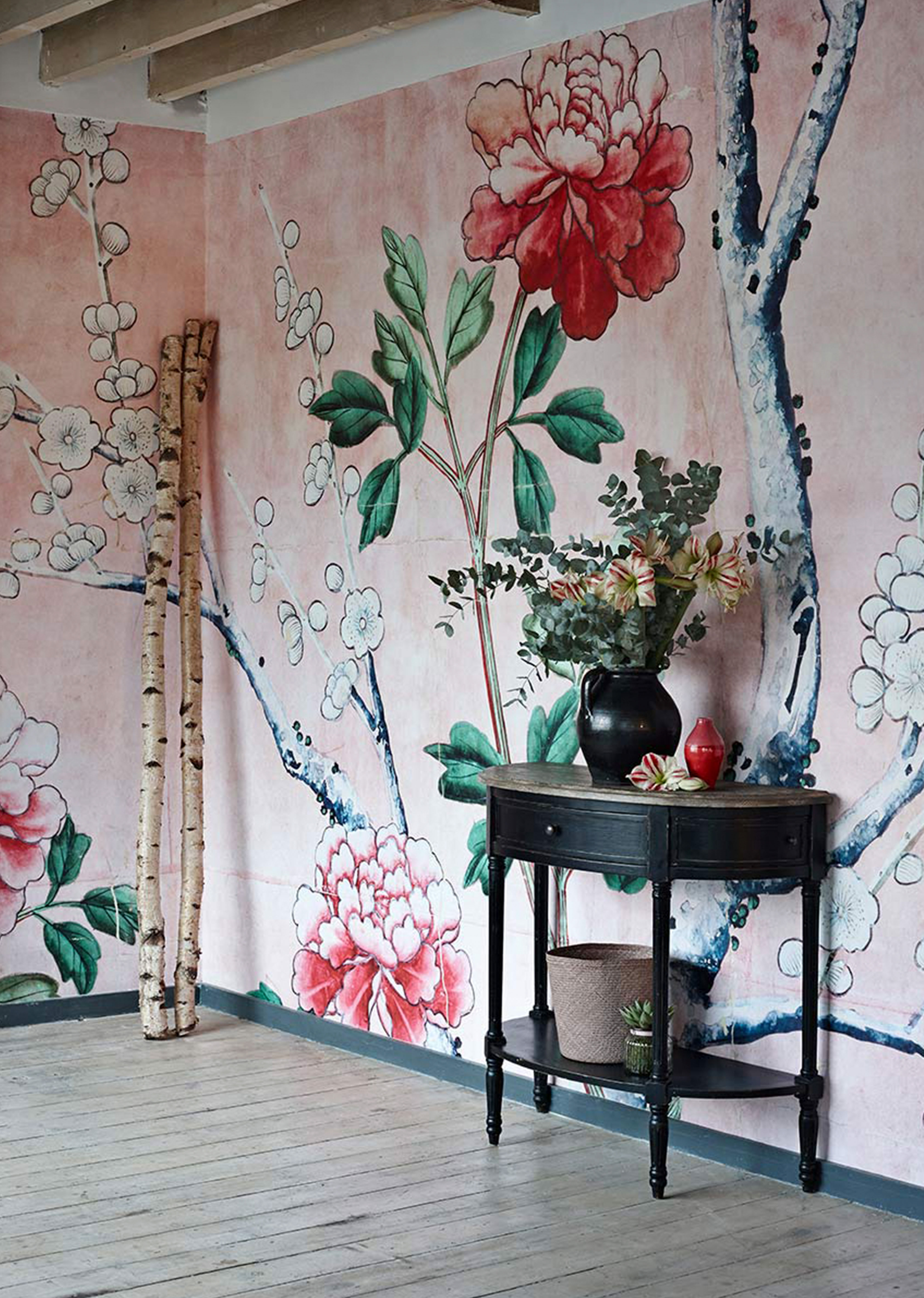 Chinoiserie Wallpaper  Murals  Wallsauce US