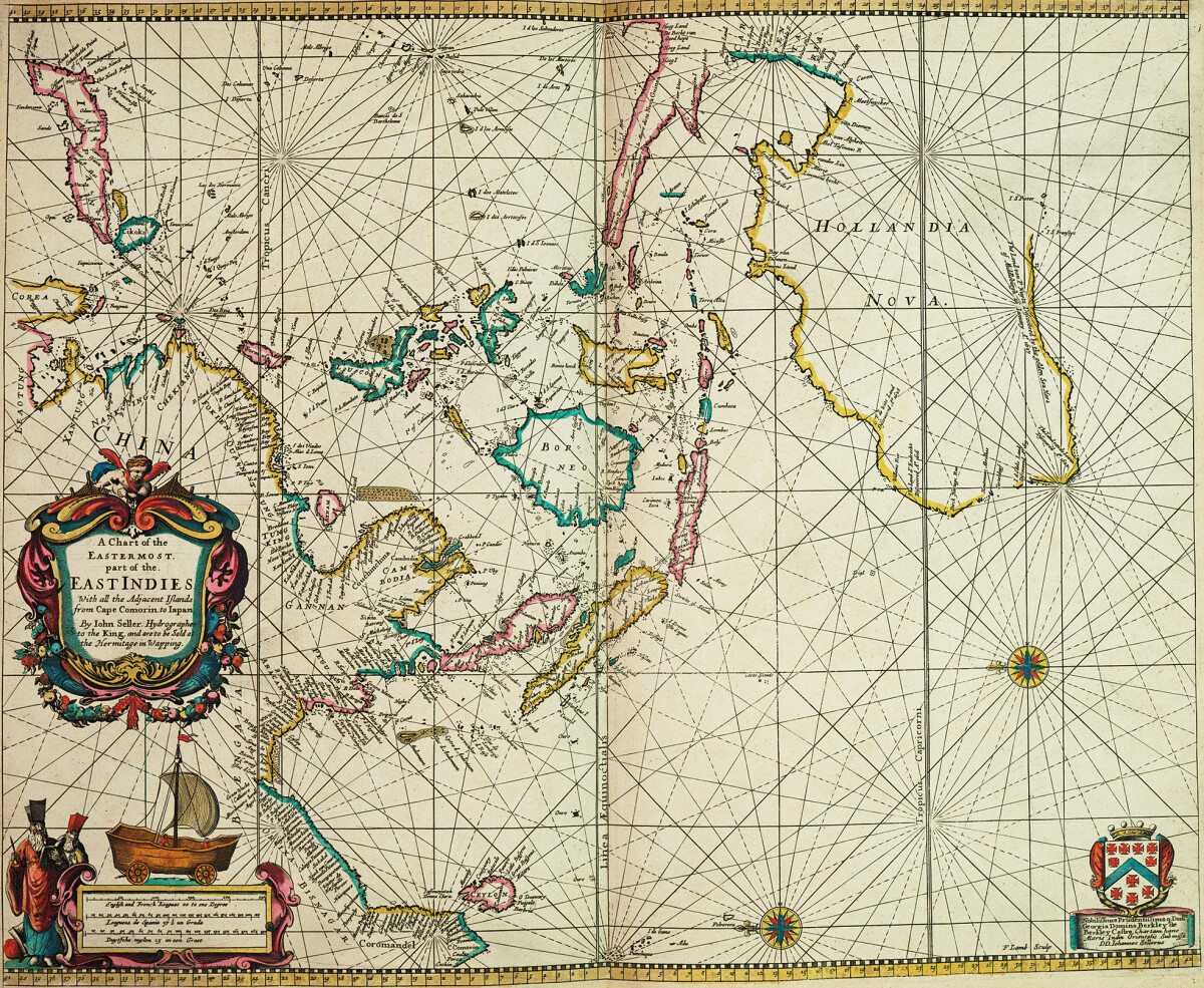 A chart of the easternmost part of the East Indies
