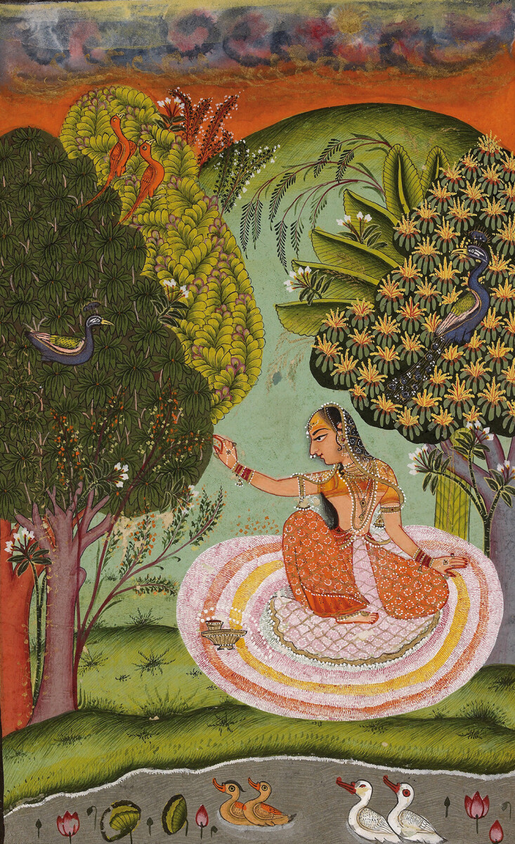 A lady in a Grove, depicting Kamodani Ragini II
