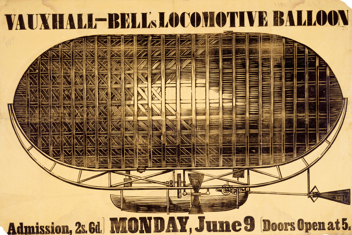 An ascent of Bell's Locomotive Balloon