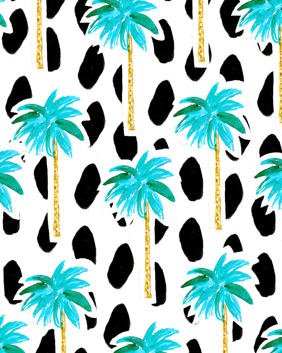 Palm Trees and Dots