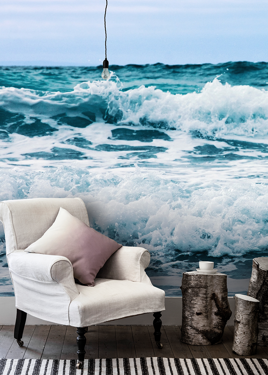 Waves I' Wallpaper Mural | SurfaceView