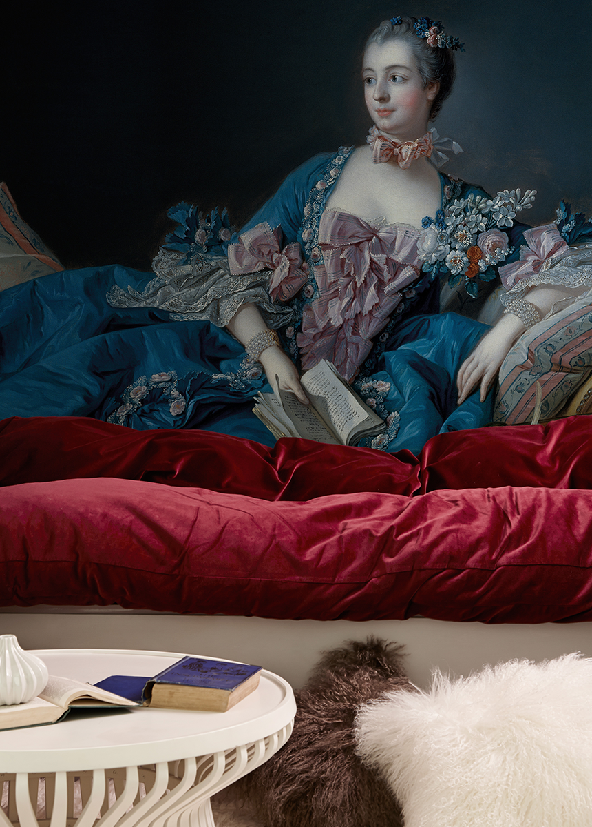 ‘Madame de Pompadour’ Wallpaper Mural | SurfaceView