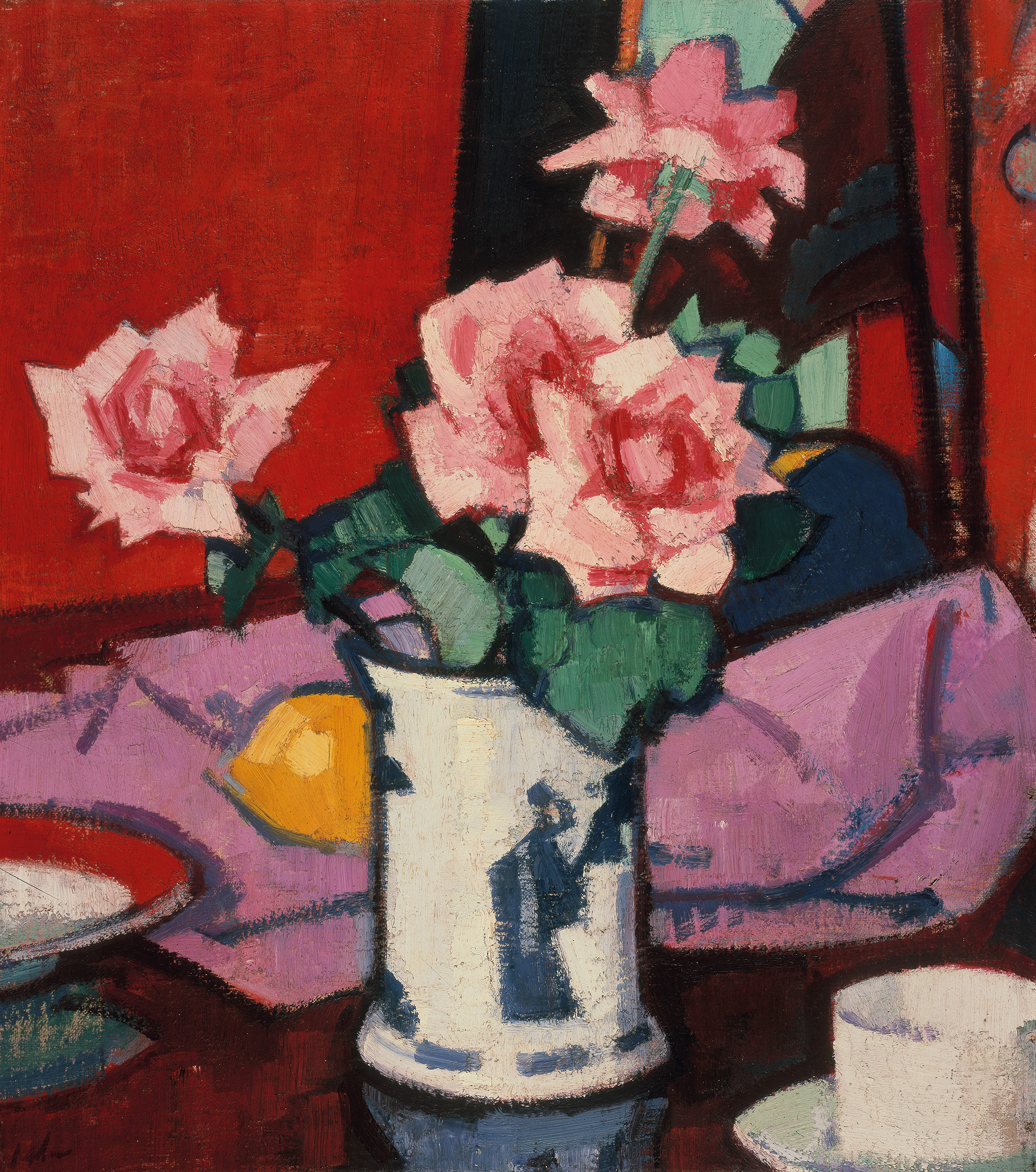 Pink Roses, Chinese Vase - National Galleries of Scotland | SurfaceView