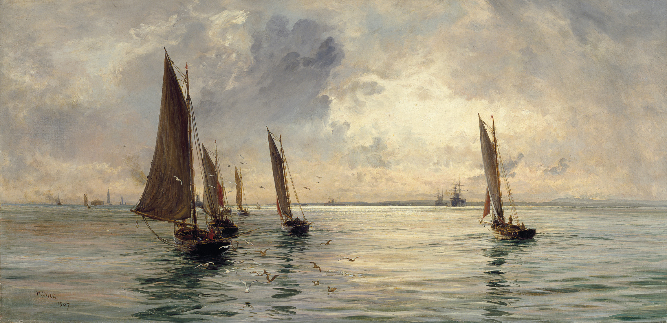 The Portsmouth Fishing Fleet: The Breeze Falls Light