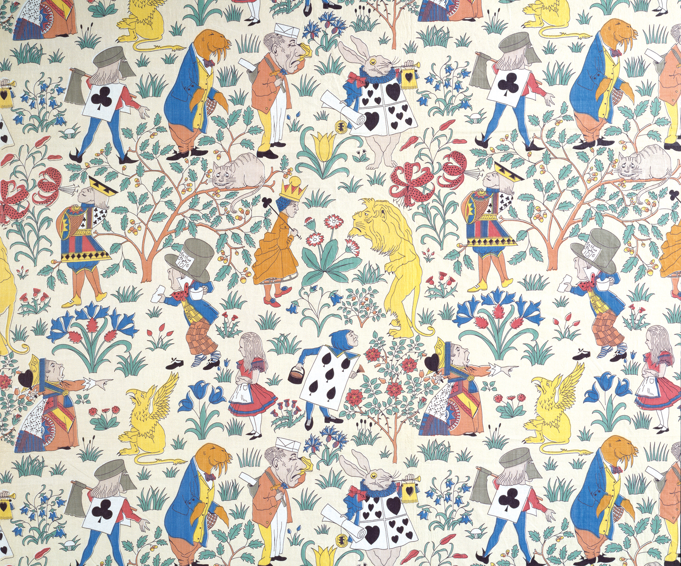 Alice in Wonderland Textile Design