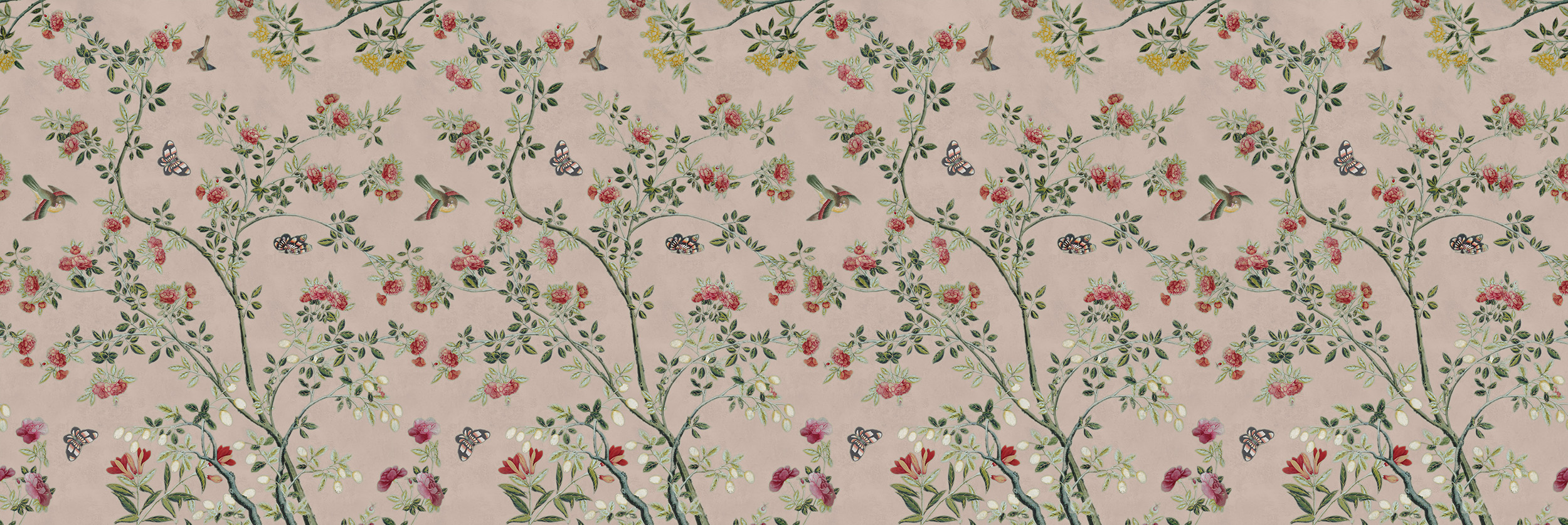 Camellia Chinoiserie Plaster Pink