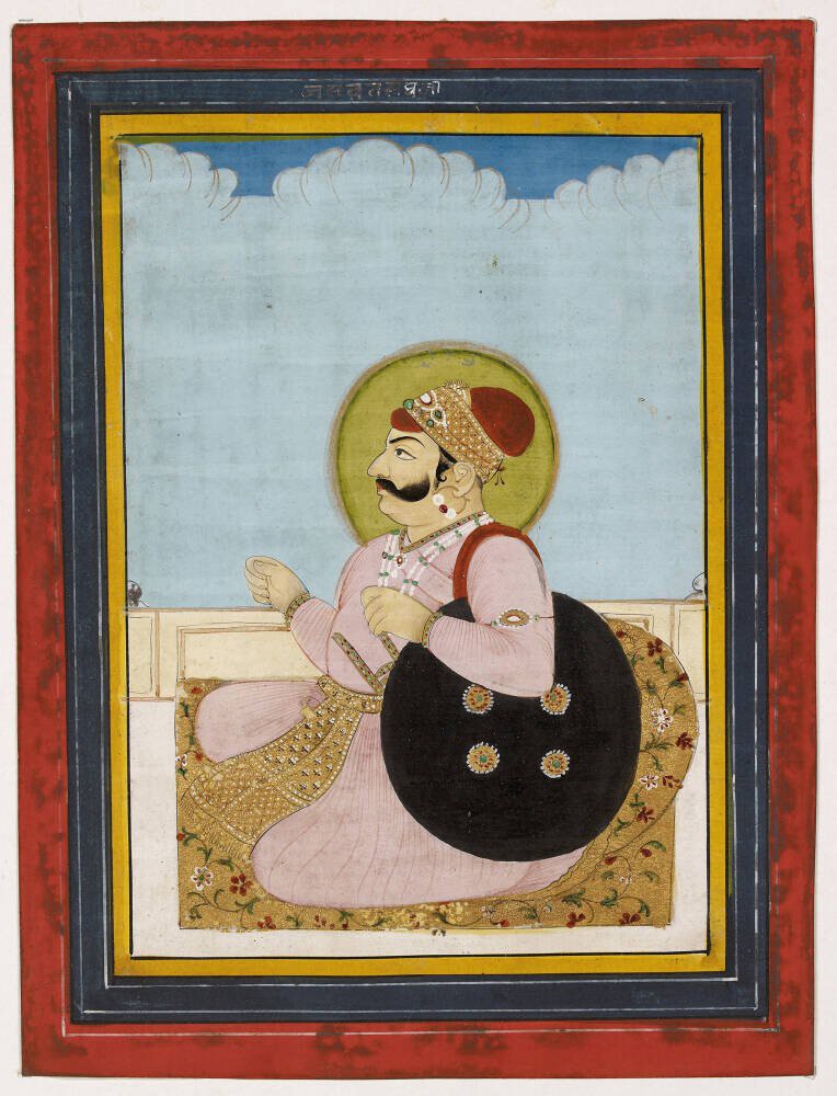 Portrait of a Seated Raja