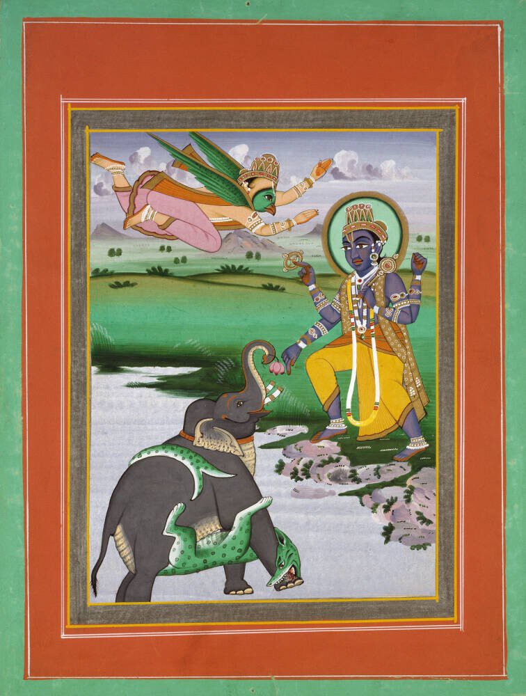 Krishna and the Elephant