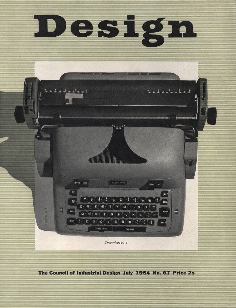 Typewriter Design 1954