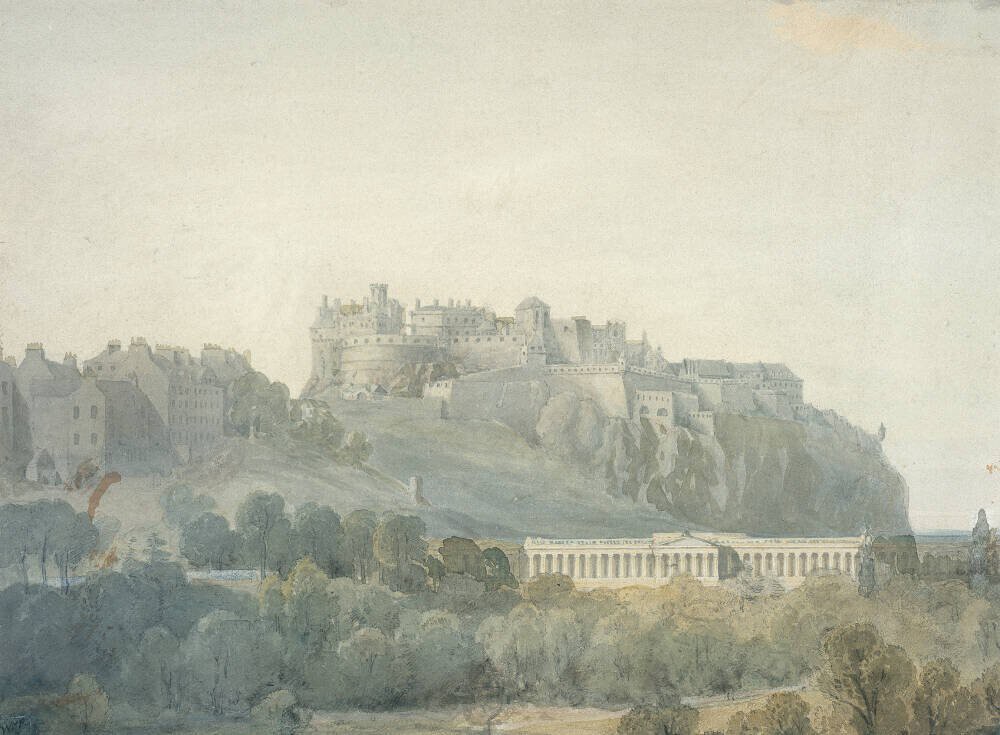 Edinburgh Castle and the Proposed National Gallery of Scotland