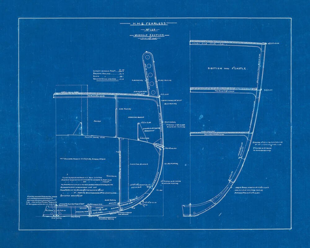 Midship Section From HMS Fearless†