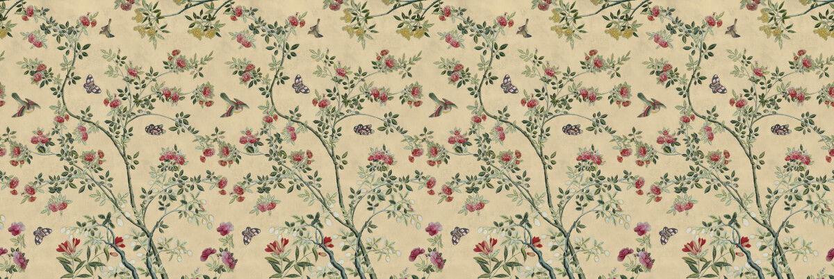 Camellia Chinoiserie Wallpaper Mural V A Floral Wallpaper,Kitchen Sink Installation Guide