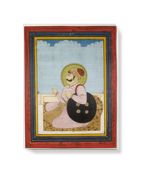 'Portrait of a Seated Raja' Canvas Wall Art