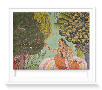 'A lady in a Grove, depicting Kamodani Ragini II' Roller Blind