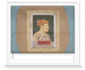 'Portrait Bust of Jahangir II' Roller Blind