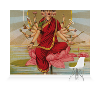 'Gaitri - The Gayatri hymn personified as a Goddess' Wallpaper Mural