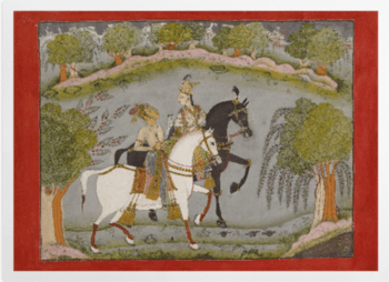 'Baz Bahadur and Rupmati' Art Prints