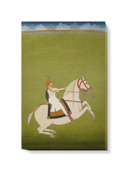 'Painting - Mounted Rajput' Canvas Wall Art