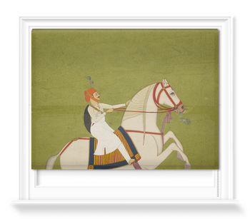 'Painting - Mounted Rajput' Roller Blind