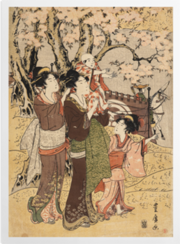 'Ladies and Children Watching Archery' Art Prints