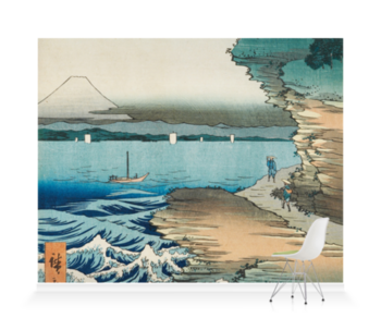 'The Coast at Hota In Awa Province' Wallpaper Mural