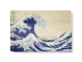 'The Great Wave' Canvas wall art