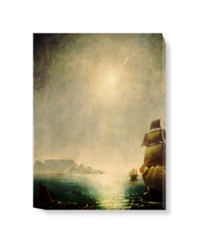 'Moonlight View Over Table Bay Showing the Great Comet of 1843' Canvas wall art