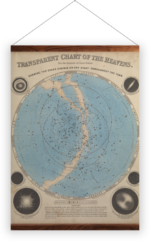 'A Chart of the Heavens' Wall Hangings