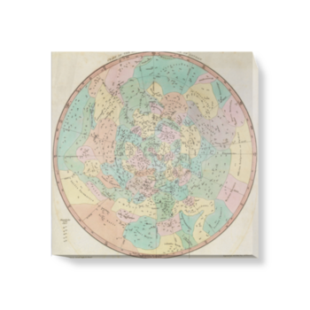 'A Chart of the Heavens for the Latitude of London, c.1825' Canvas wall art