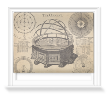 'The Orrery, engraving by John Hinton, 1749' Roller Blinds