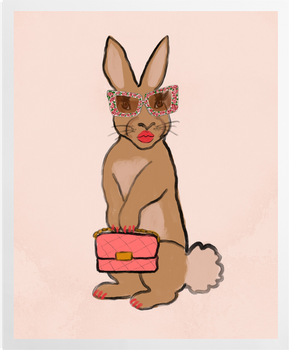 'Bunny Babe' Art Prints