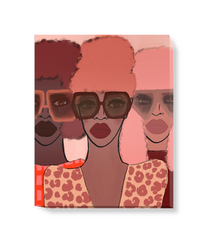 'Babes in Shades' Canvas Wall Art