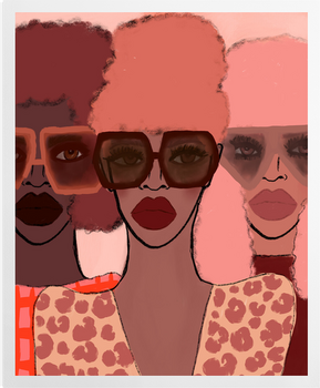 'Babes in Shades' Art Prints