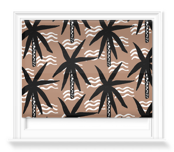 'Palm Trees and Waves' Roller Blinds