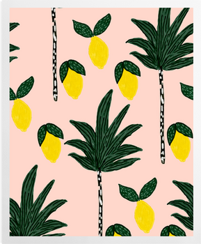 'Palm Trees and Lemons' Art Prints