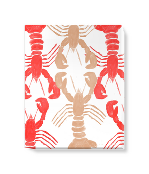 'Abstract Lobster Print' Canvas Wall Art