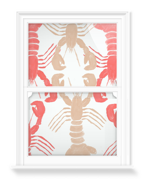 'Abstract Lobster Print' Decorative Window Films