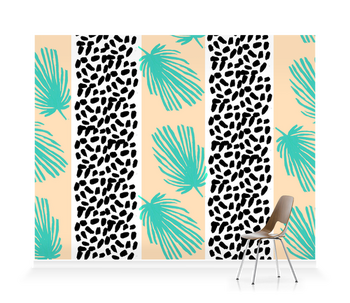 'Palm Tree Abstract' Wallpaper Murals